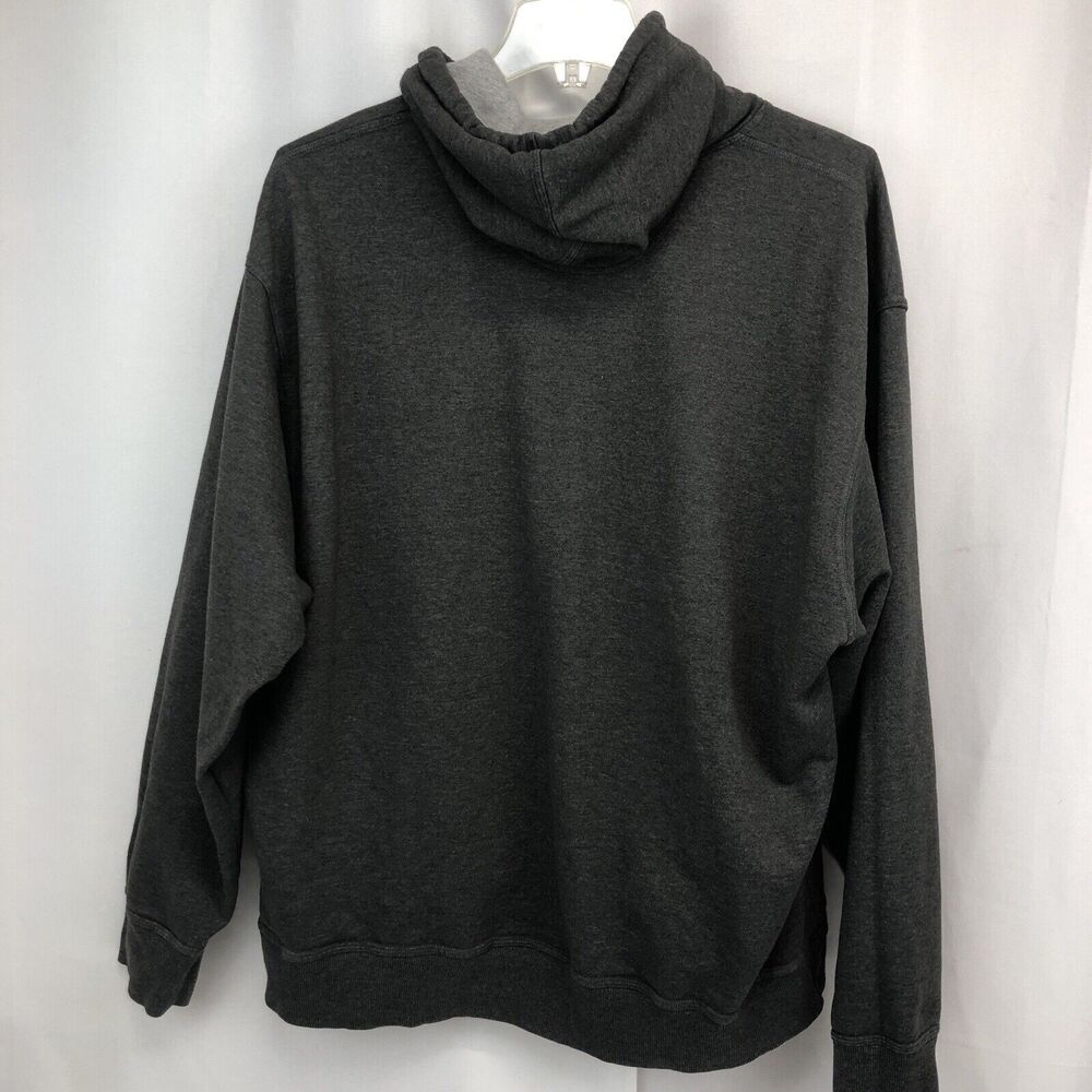 Champion Plus Size 2XL Script Gray Hooded Hoodie Pullover Sweatshirt - Picture 2 of 12